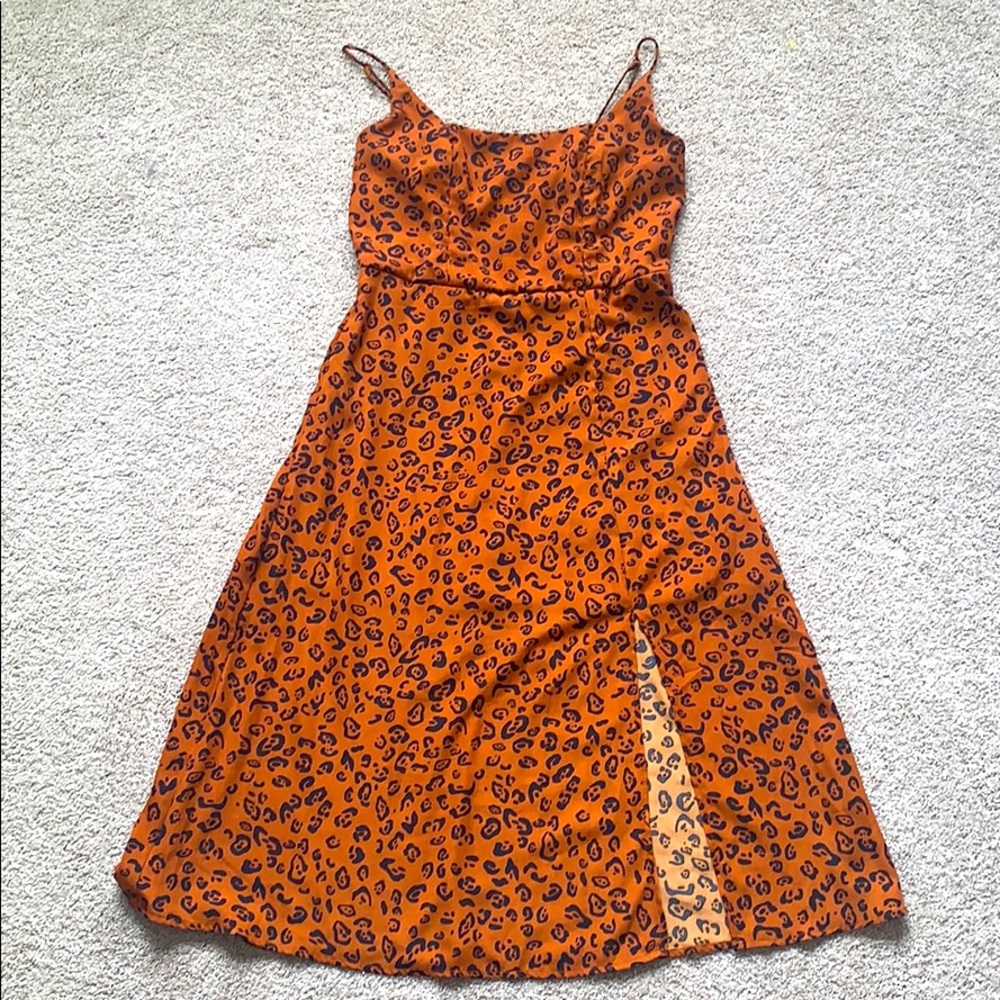 RowA A line midi dress